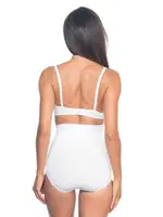 Emay Seamless Masaj Özellikli İzyapmaz Slip Korse 2057 Beyaz görsel 5