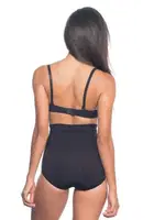 Emay Seamless Masaj Özellikli İzyapmaz Slip Korse 2057 Siyah görsel 11