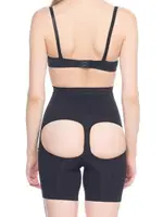 Emay Seamless Masaj Özellikli Popo Açık Boxer Korse 2032 Siyah görsel 11