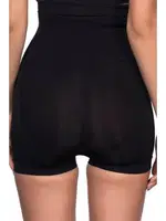 Emay Seamless Masaj Özelllikli Kısa Paça Boxer Korse 2055 Siyah görsel 5