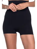 Emay Seamless Masaj Özelllikli Kısa Paça Boxer Korse 2055 Siyah görsel 6