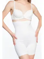 Emay Seamless Seamless Yüksek Bel Popo Açık Paçalı Korse 2063 Beyaz görsel 6