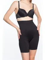 Emay Seamless Seamless Yüksek Bel Popo Açık Paçalı Korse 2063 Siyah farklı açı