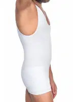 Emay V Yaka Erkek Atlet Korse E1003 Beyaz görsel 4