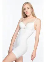 Emay Yüksek Bel Uzun Paçalı İnce Korse 7026 Beyaz görsel 6