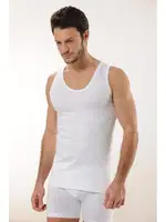 Pamuklu Askılı Erkek Atlet HMD 716 Beyaz detay görünüm