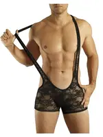 Erkek BodySuit Doreanse 3011 Siyah farklı açı