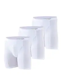 Black Spade Erkek Boxer 3lü Paket 9683 Beyaz BlackSpade