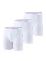 Erkek Boxer 3lü Paket 9683 Beyaz BlackSpade