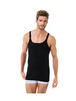 Erkek İnce Askılı Ribana Atlet Siyah Öztaş A1094 Görsel
