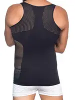 Erkek Korse Atlet Emay E1006 Siyah görsel 5