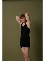 Erkek Korse Atlet Siyah BlackSpade 9209  Siyah detay görünüm