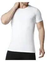 Erkek Likralı Bisiklet Yaka Hmd 704 Beyaz