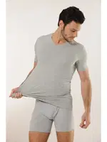 Erkek Likralı V Yaka Atlet Hmd 703 Gri görsel 5