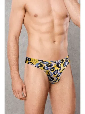 Doreanse Erkek Mavi Leopar Desenli String Doreanse 1404