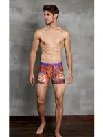 Erkek Modal Çok Renkli Baskılı Boxer Doreanse 1824 Kilim