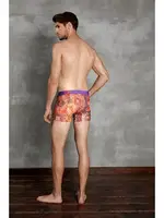 Erkek Modal Çok Renkli Baskılı Boxer Doreanse 1824 Kilim detay görünüm