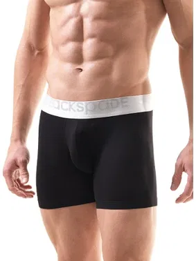 Black Spade Erkek Modal Elastan Boxer Silver Siyah BlackSpade 9303