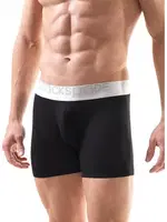 Erkek Modal Elastan Boxer Silver Siyah BlackSpade 9303 Siyah