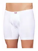 Erkek Penye Süpreme Arjantin Paça - Uzun Paça Boxer HMD 202 Beyaz