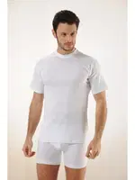 Erkek Ribana Kapalı Yaka Hmd 502 Beyaz detay görünüm