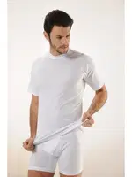 Erkek Ribana Kapalı Yaka Hmd 502 Beyaz farklı açı