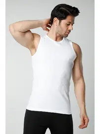 HMD Erkek Sıfır Yaka Kolsuz Ribana Hmd E511