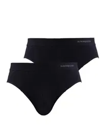 Black Spade Erkek Slip Külot 2li Paket Loose Fit Siyah BlackSpade 9625 