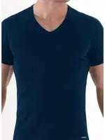 Erkek T-Shirt Silver Lacivert BlackSpade 9308 