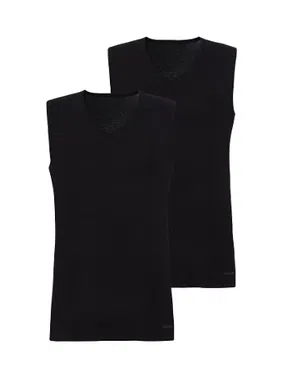 Black Spade Erkek Tshirt 2li Paket Tender Cotton Siyah BlackSpade 9677 