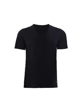 Black Spade Erkek Tshirt V Yaka Tender Cotton Siyah BlackSpade 9239 
