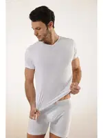 Erkek V Yaka Ribana Atlet Hmd 509 Beyaz