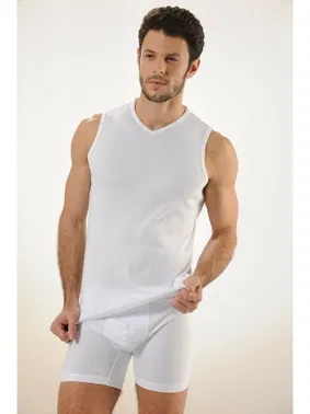 HMD Erkek V Yaka Ribana Atlet Hmd 513 - Alternatif Görünüm