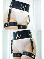 Esaret Harness Takım Fantezi Kostüm MissisX 2090 Siyah