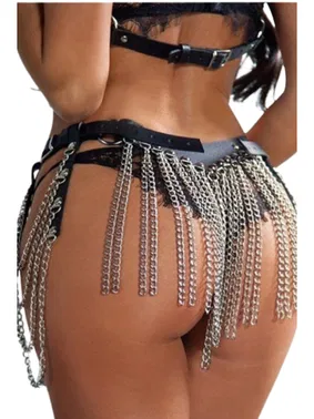 missisX Etekli Büstiyerli Fantezi Kostüm Harness MissisX 2068 - Alternatif Görünüm