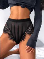 Fantazi Yüksek Bel Siyah Külot String Real Passione 152 Siyah