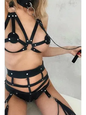 missisX Fantezi Deri Harness MissisX 2051