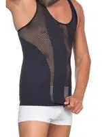 Fantezi Erkek Atlet Korse Emay E1009 Siyah farklı açı