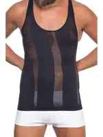 Fantezi Erkek Atlet Korse Emay E1009 Siyah görsel 5