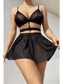 NightLight Fantezi Etekli Gecelik Night Light 3453