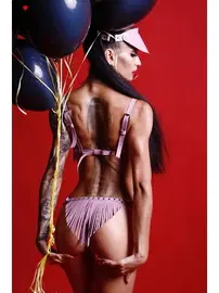 missisX Fatnezi Deri Etek Sütyen Harness MissisX 2144