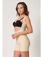 Fermuarlı Gögsü Açık Tül Popo Lazer Korse Emay 2834 Ten görsel 9