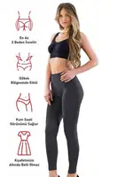 Full Likralı Uzun Tayt Emay 7000 Antrasit detay görünüm