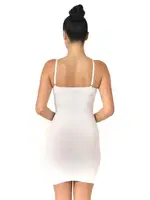 Göğsü Açık Elbise Korse 5060 Beyaz farklı açı