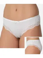 Güpür Detaylı Modal Külot İmer 4236 Beyaz