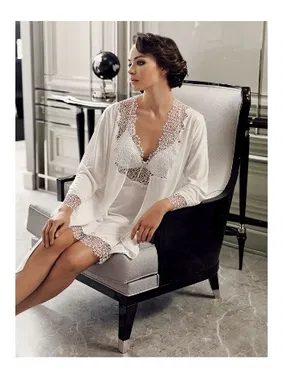 Perin Güpürlü Altılı Penye Gelin Çeyiz Seti Perin 190