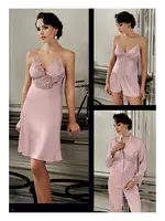 Güpürlü Saten Altılı Gelin Çeyiz Seti Perin 9400 Pudra görsel 17