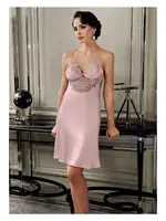 Güpürlü Saten Altılı Gelin Çeyiz Seti Perin 9400 Pudra görsel 13