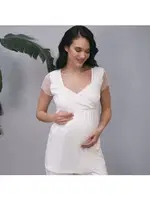 Kısa Kol T-Shirt Pantolon Hamile Sabahlık Takım Anıl 5648 farklı açı