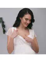 Kısa Kol T-Shirt Pantolon Hamile Sabahlık Takım Anıl 5648 görsel 4